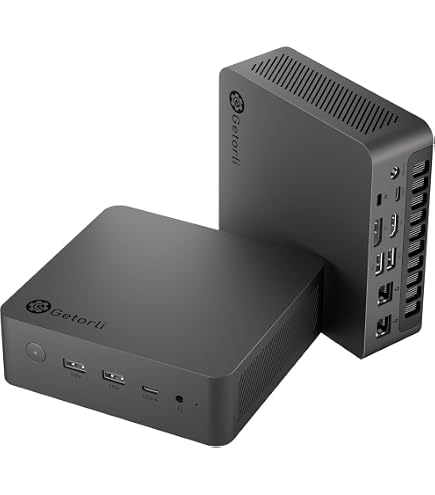 Amazon.co.jp: Getorli Mini PC Ryzen 5 6600H (最大4.5GHz)、32GB